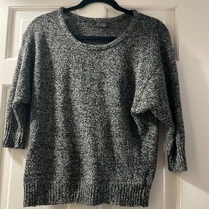 Sparkle and Fade black and white sweater size M